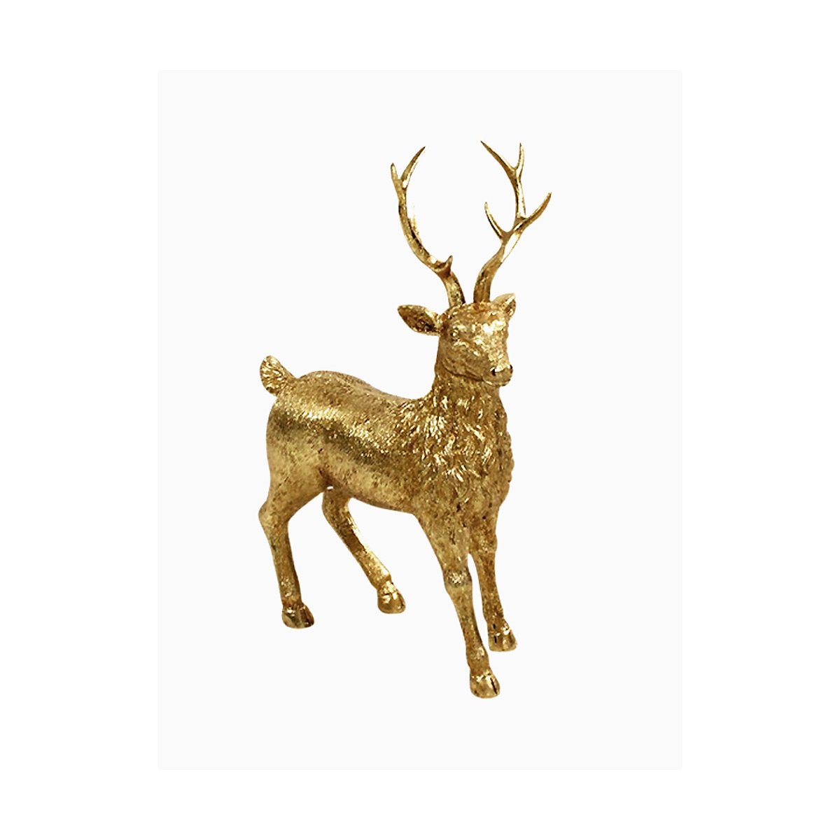 Hirsch gold 24x36 cm festliche Figur, 34,95 Dekorati, € - Weihnachtsdeko, Deko