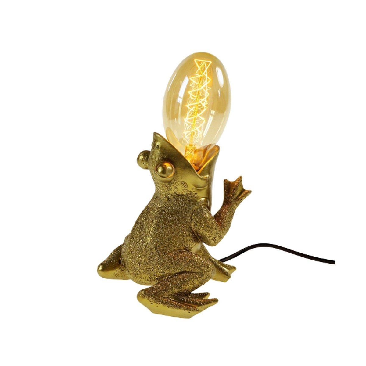 Tischleuchte Lampe Frosch 58,95 Froggy - gold Dekoleuchte, € Deko, Tischlampe