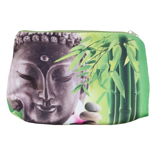 Kosmetiktasche Buddha klein 20x13 cm - Kulturbeutel, Schminktasche, Make up Tasche