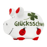 KCG Sparschwein Glücksschwein aus Keramik - Spardose...