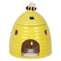 Duftlampe Ölbrenner Bienenstock, gelb -...