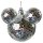 Christbaumschmuck Discokugel Micky Maus, silber -  Baumkugel für Disney Fans, Weihnachtskugel Disney, Weihnachtsdeko