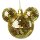 Christbaumschmuck Discokugel Micky Maus, gold -  Baumkugel für Disney Fans, Weihnachtskugel Disney, Weihnachtsdeko