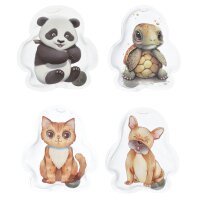 Taschenwärmer Süsse Tiere (4er Set) -  Panda,...