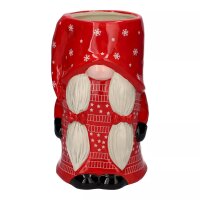 Vase Wichtelfrau H:23 cm aus Keramik - Weihnachtsdeko,...