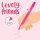 Legami Gelstift Lovely Friends EINHORN - Gel Pen mit abnehmbarer Tier Deko, Stift , Schreibstift, Gelschreiber