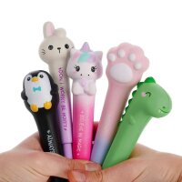 Legami Squishy Gelstift Squeezies KATZE Katzenpfote - Gel Pen zum Drücken & Quetschen - Stift, Schreibstift, Gelschreiber Kitty