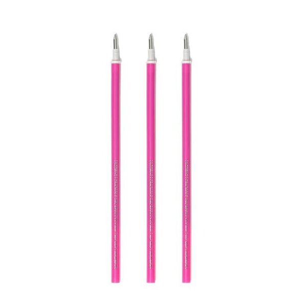 Legami 3 Ersatzminen PINK für löschbaren Gelstift  - Erasable Gel Pen, Stift , Gelschreiber Minen