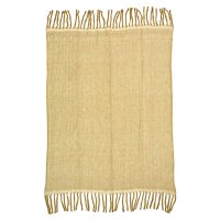 Flauschige Mohairdecke beige 130x170 cm - Mohair Decke, Sofadecke Wolle, Kuscheldecke, Tagesdecke, Wohndecke, weiche Decke