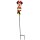 Gartenstecker 3D Minnie Mouse mit Blumen H:38 cm - Disney Blumenstecker Minnie Maus, moderner Deko Stil, Gartendeko, Dekofigur für den Garten